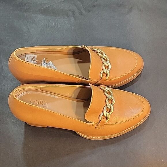 BRAND NEW NATURALIZER CALLIE MOC ENGLISH TEA LEATHER HEELED SHOES I3520L1200 - Picture 8 of 15